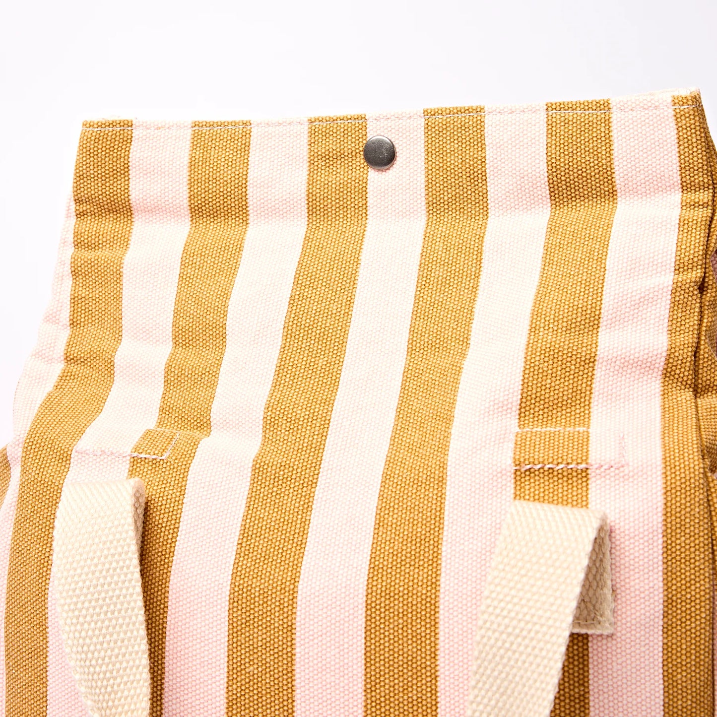 ROKA HAMPSTEAD LUNCH BAG IN ROSE GOLD STRIPE
