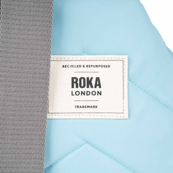 ROKA WILLESDEN B CANAL BLUE RECYCLED NYLON BAG