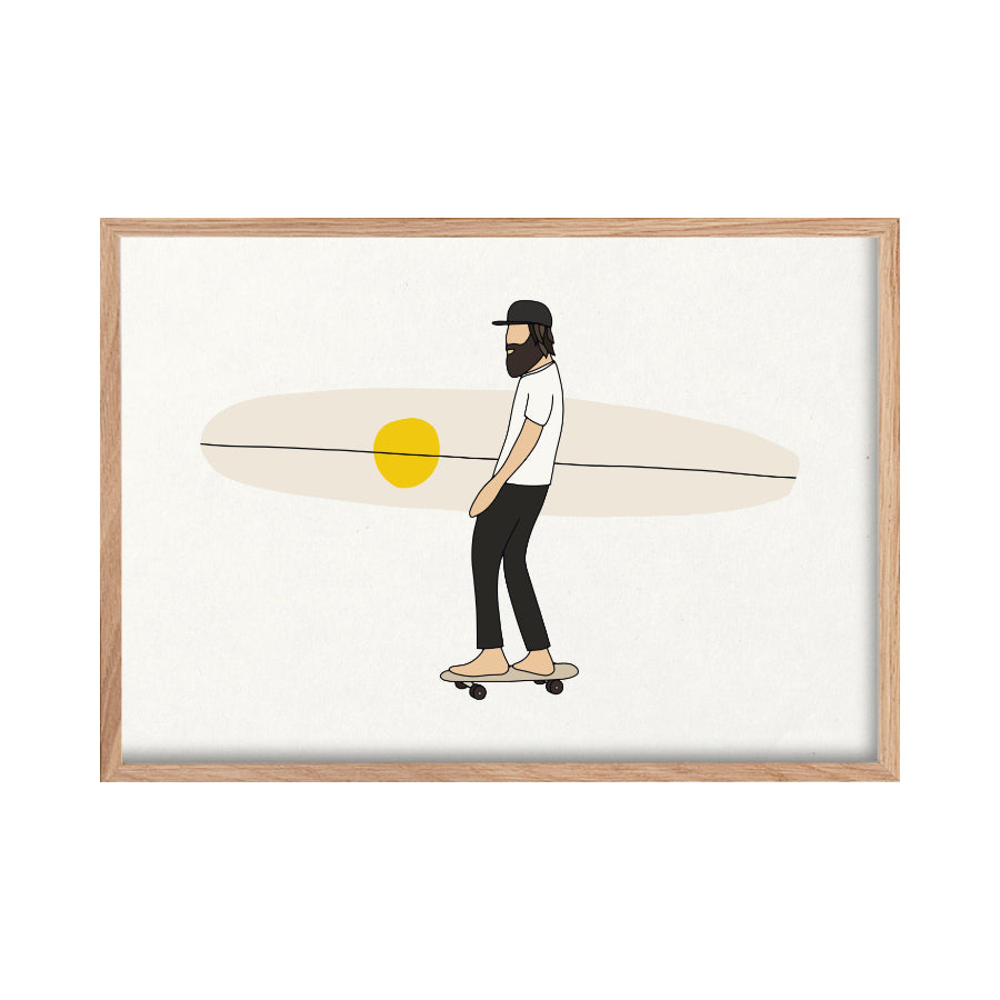KEEN’ FINE ART SURF PRINT - A5