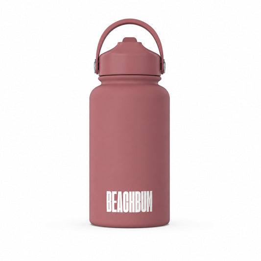 BEACHBUM 1L WATER BOTTLE (MAUVE)