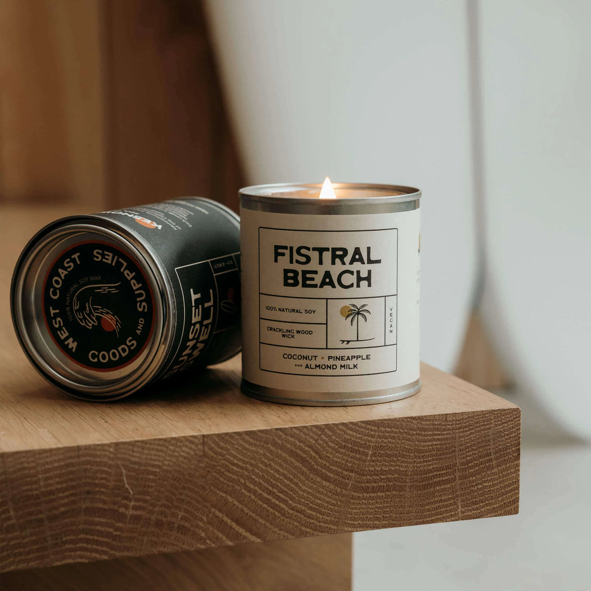 FISTRAL BEACH KERNOWFORNIA SOUL CORNISH SOY CANDLE UK