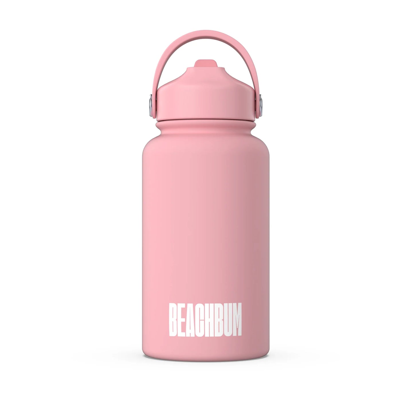 BEACH BUM 1 LITRE WATER BOTTLE - PINK