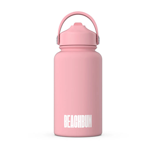 BEACH BUM WATER BOTTLE - PINK