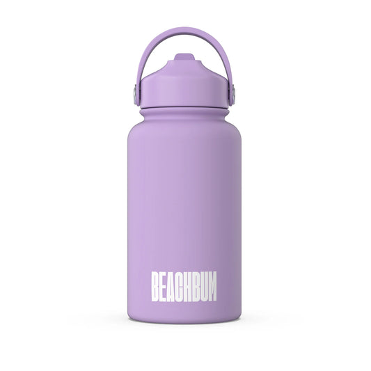 BEACH BUM WATER BOTTLE - LILAC