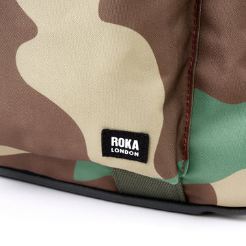 ROKA GATWICK VINTAGE CAMO RECYCLED CANVAS
