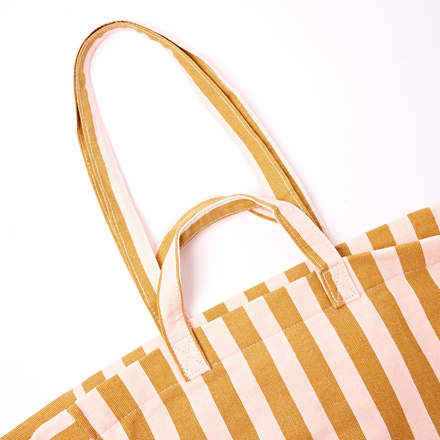 ROKA MARYLEBONE TOTE BAG IN ROSE GOLD STRIPE