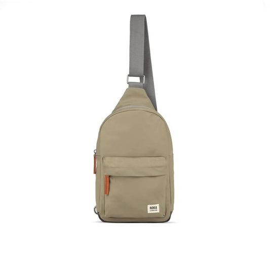 ROKA WILLESDEN B TAUPE RECYCLED NYLON BAG